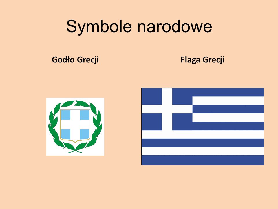 Symbole narodowe Godło Grecji Flaga Grecji