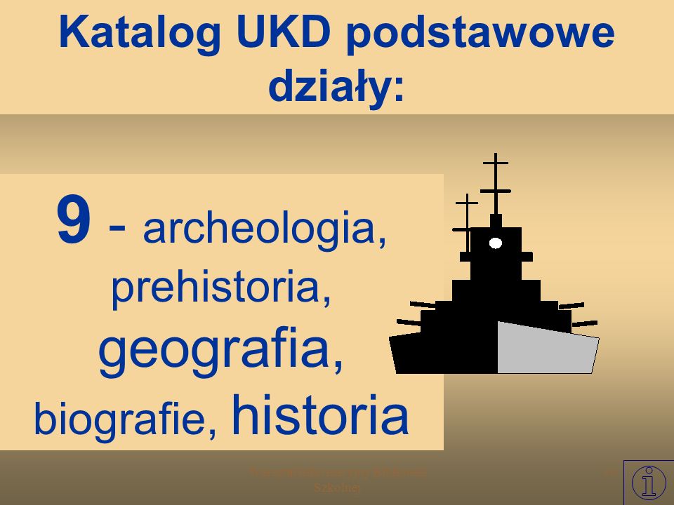 Katalog UKD podstawowe działy: