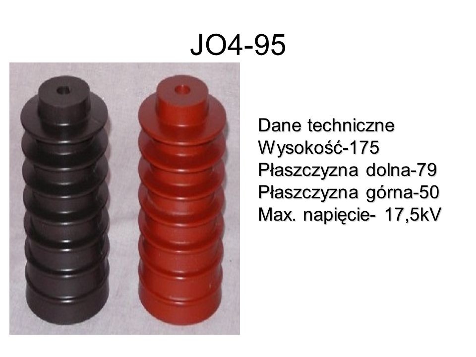 JO4-95 Dane techniczne Wysokość-175 Płaszczyzna dolna-79