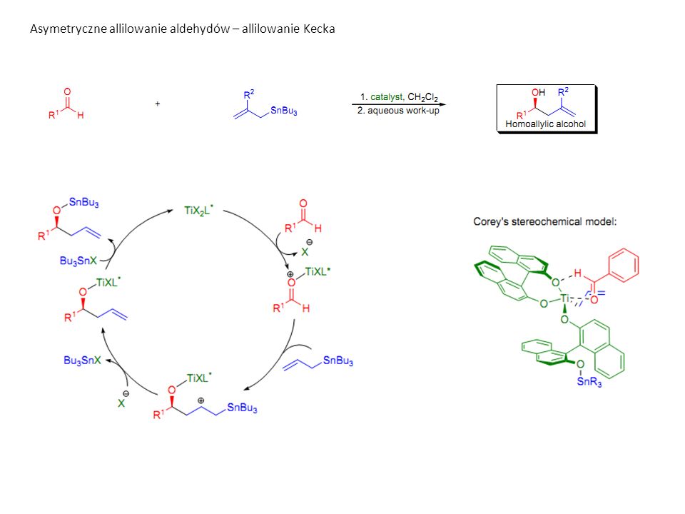 Asymetryczne allilowanie aldehydów – allilowanie Kecka
