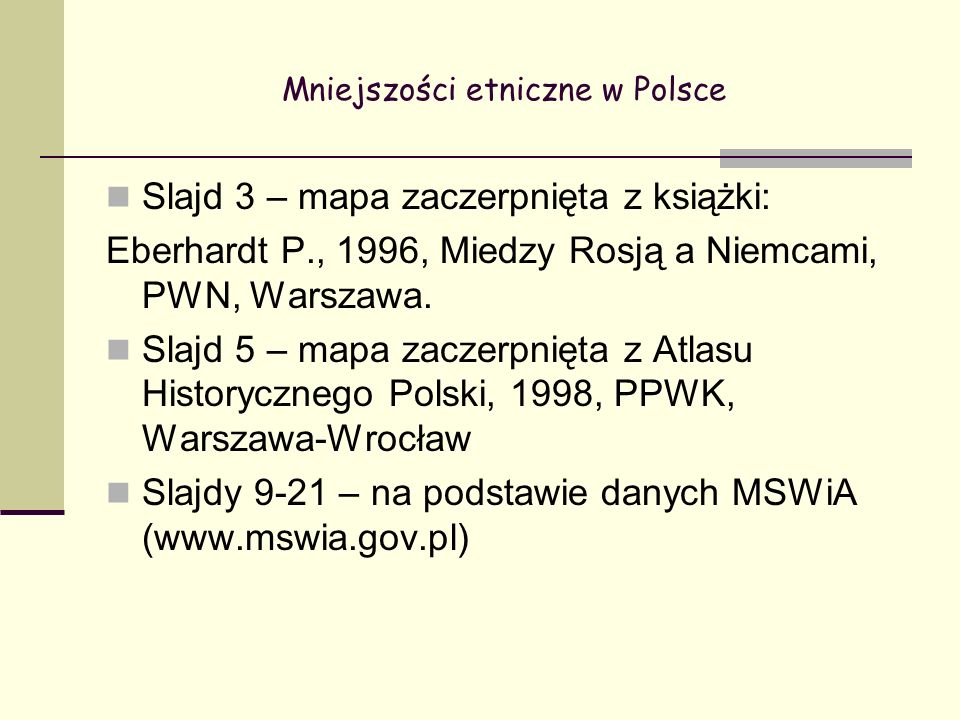 Mniejszości etniczne w Polsce