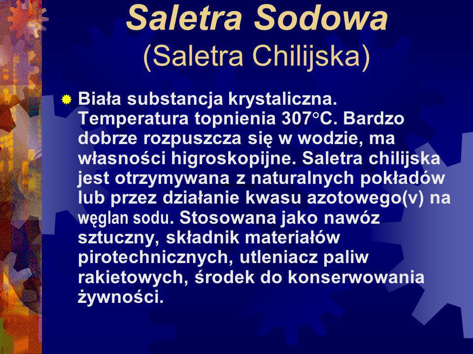 Saletra Sodowa (Saletra Chilijska)