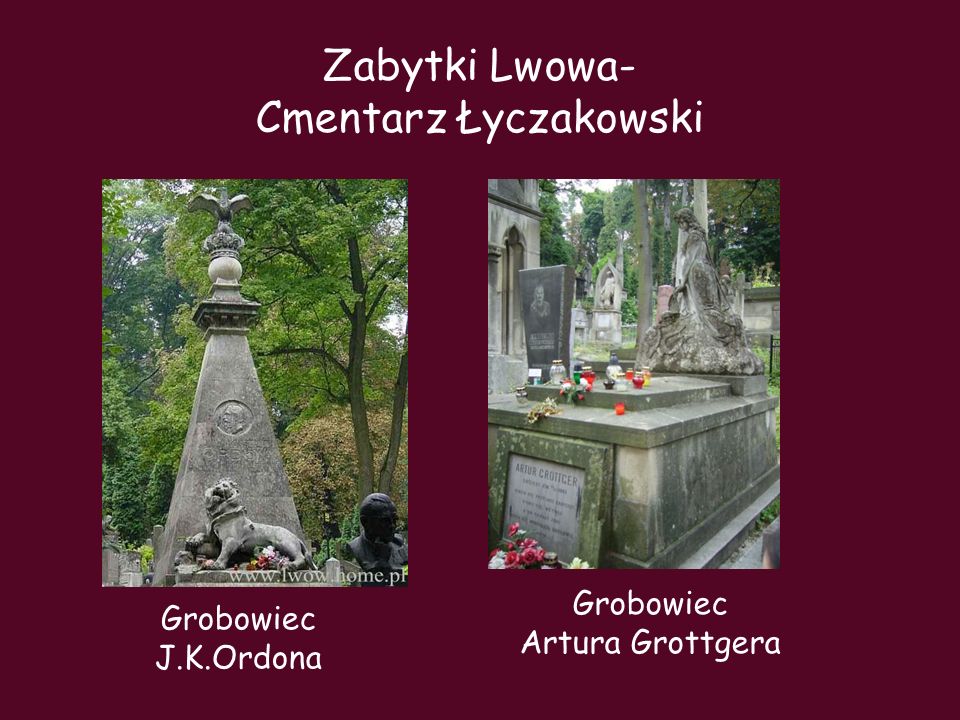 Zabytki Lwowa- Cmentarz Łyczakowski