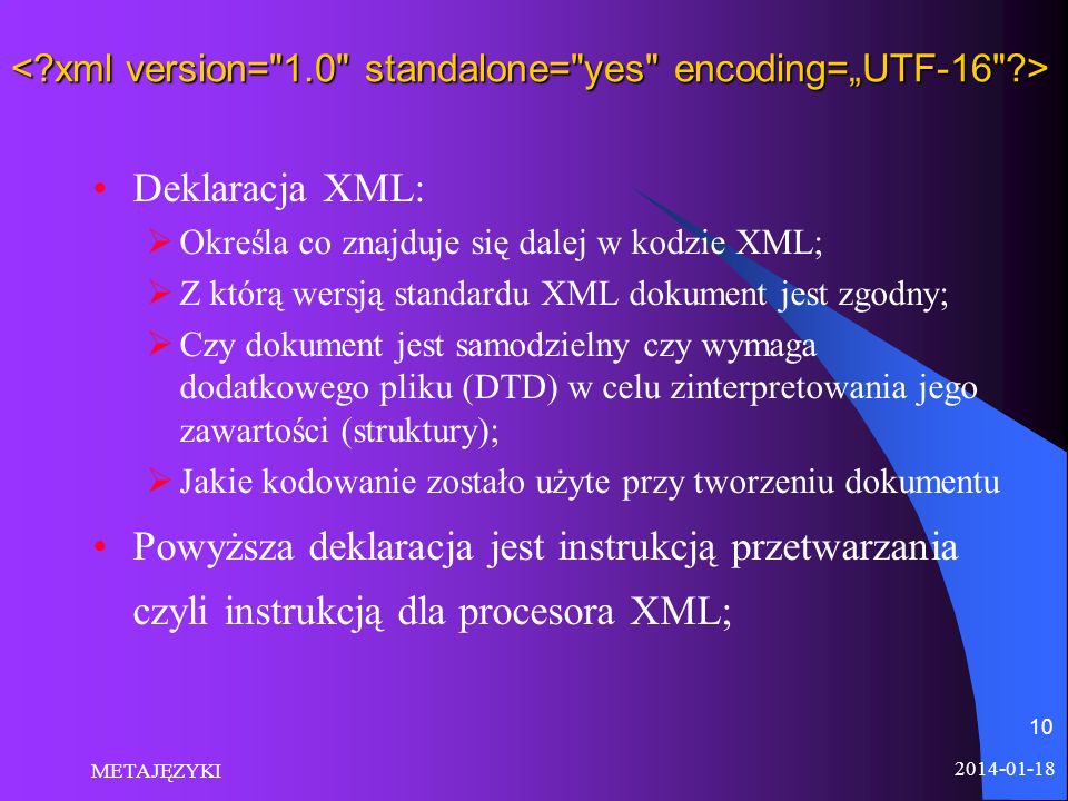 < xml version= 1.0 standalone= yes encoding=„UTF-16 >