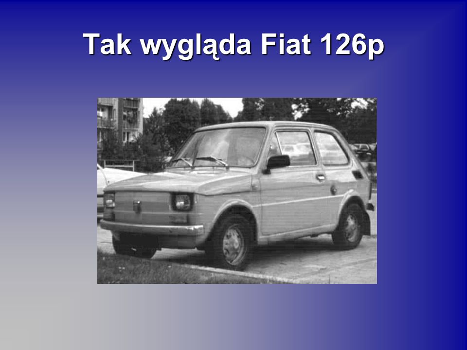 Tak wygląda Fiat 126p