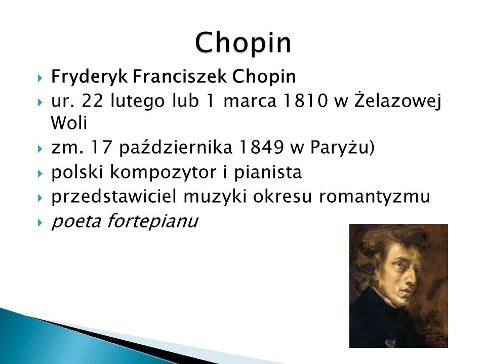 Chopin Fryderyk Franciszek Chopin