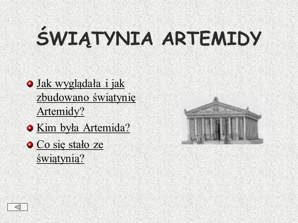 ŚWIĄTYNIA ARTEMIDY Jak wyglądała i jak zbudowano świątynię Artemidy
