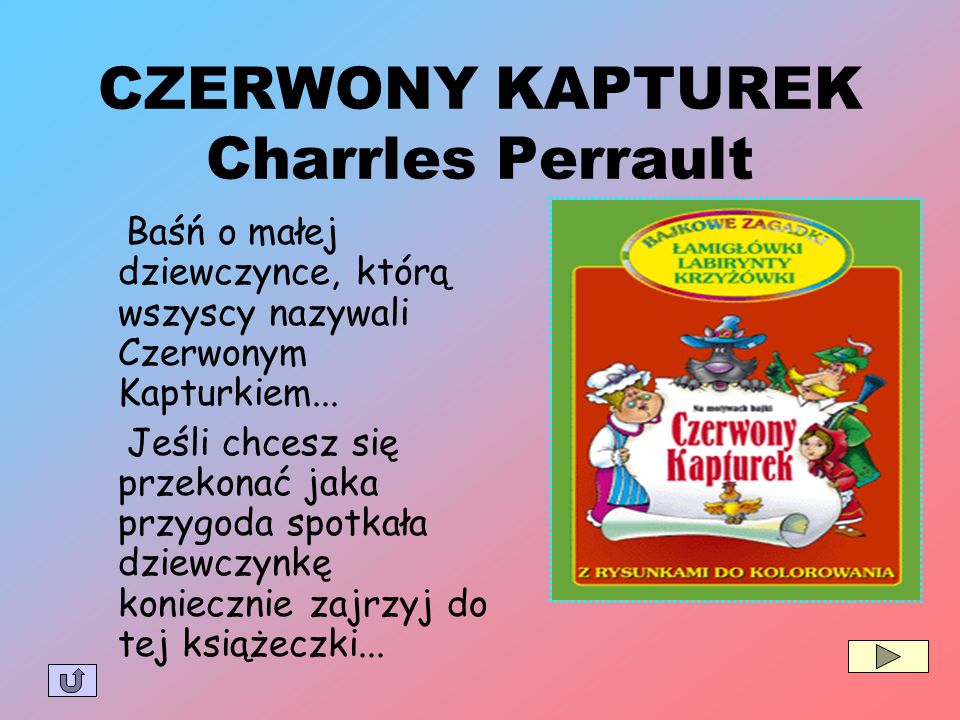 CZERWONY KAPTUREK Charrles Perrault