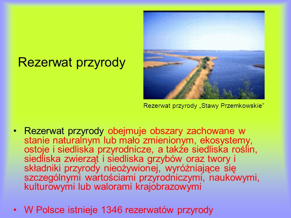 Rezerwat przyrody Rezerwat przyrody „Stawy Przemkowskie