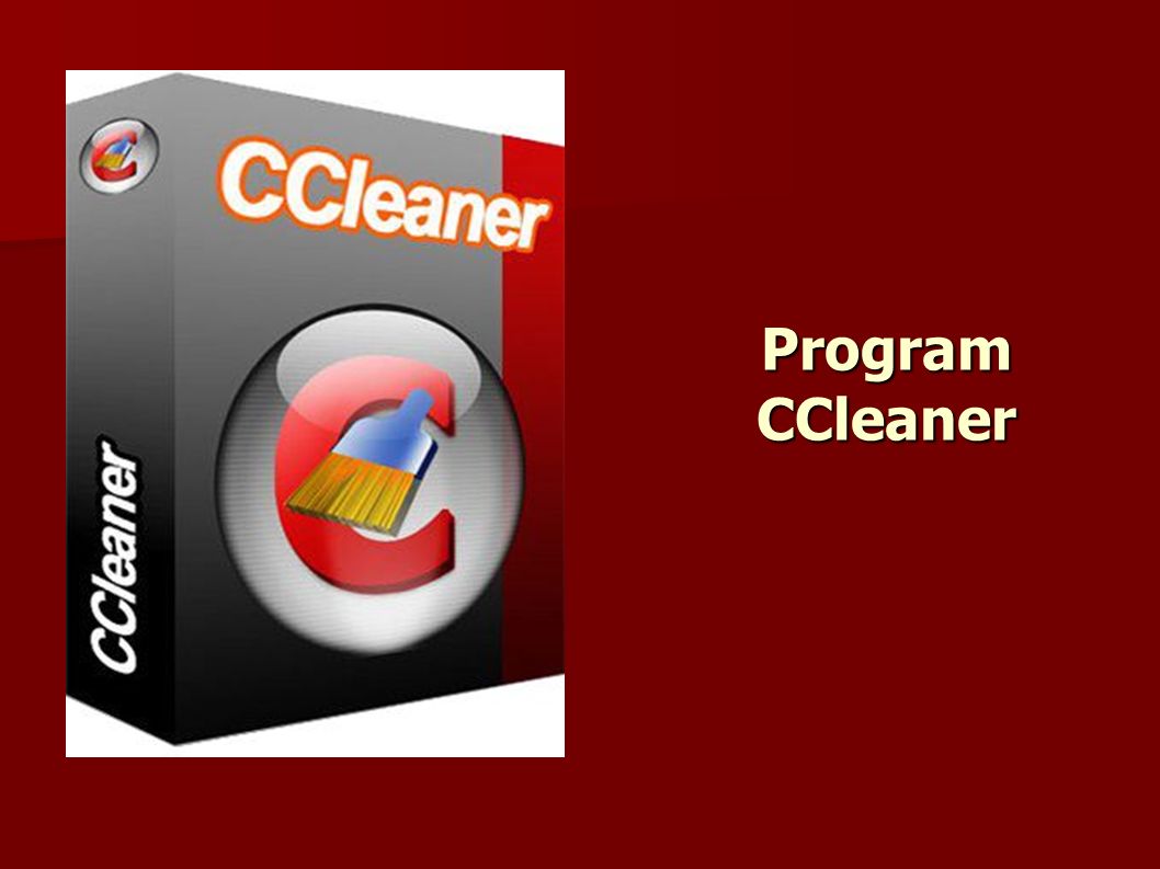 Program CCleaner