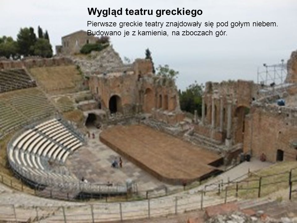 Wygląd teatru greckiego