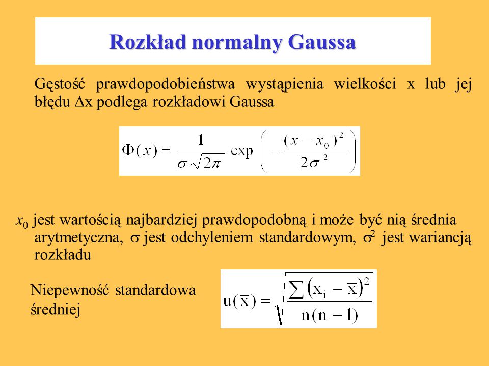 Rozkład normalny Gaussa