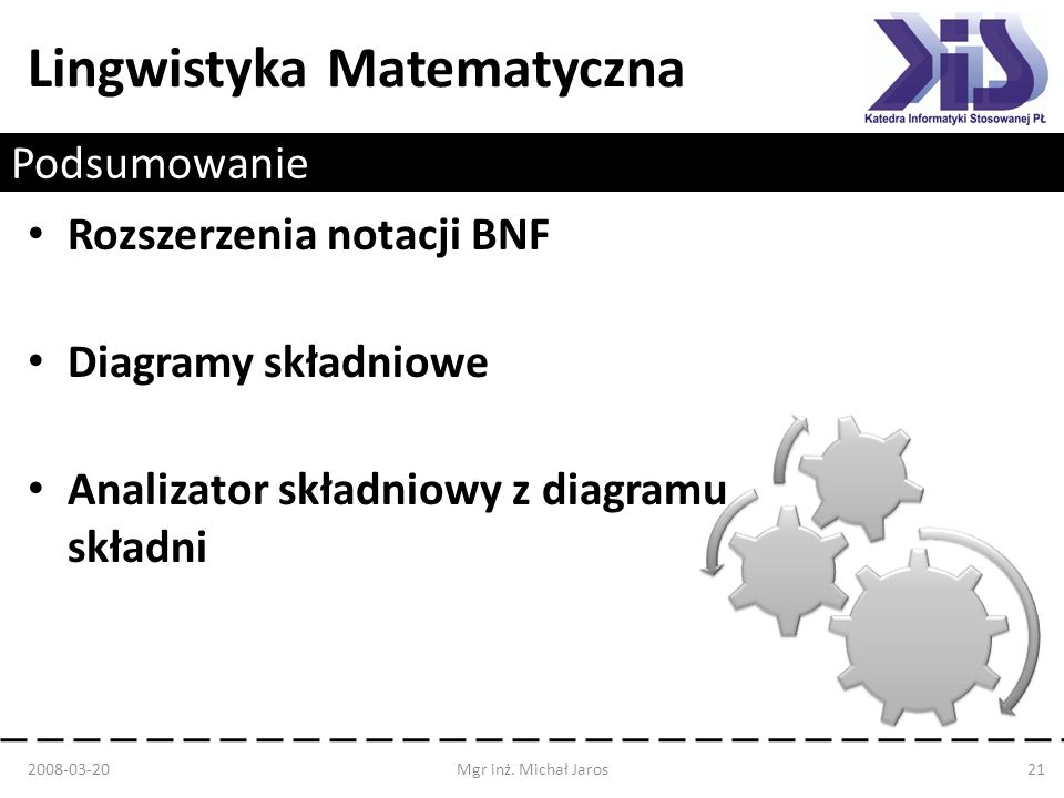Rozszerzenia notacji BNF Diagramy składniowe
