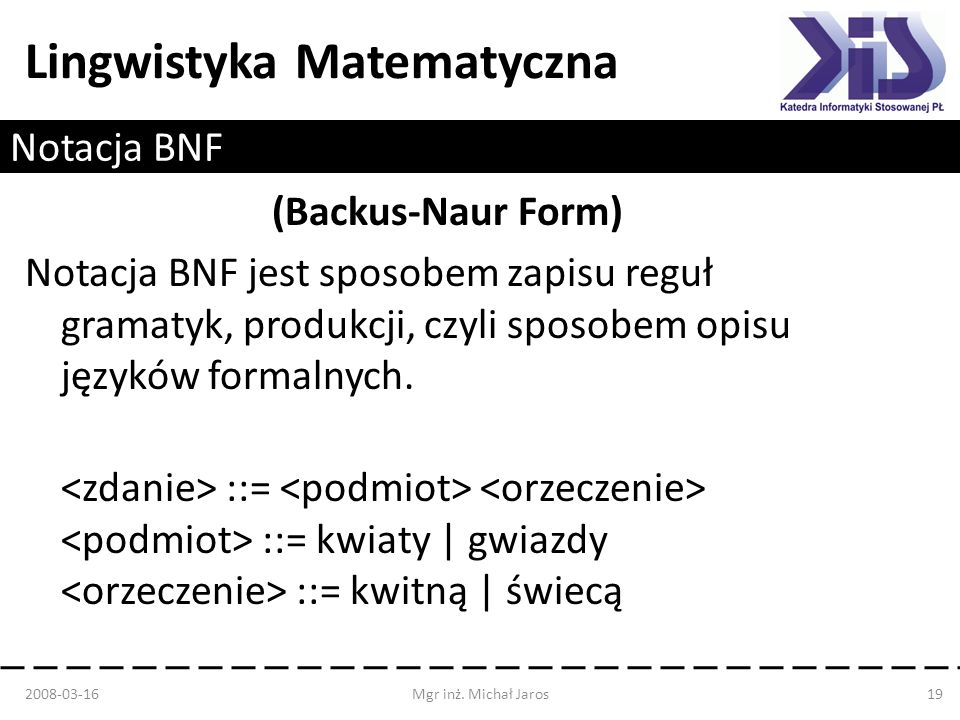Notacja BNF