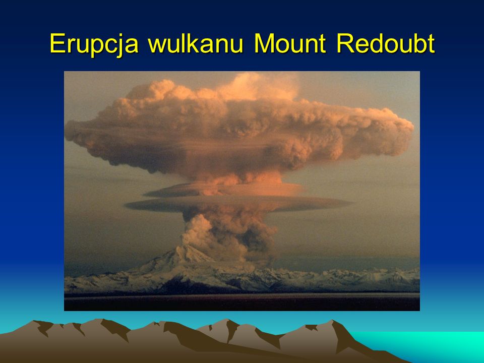 Erupcja wulkanu Mount Redoubt