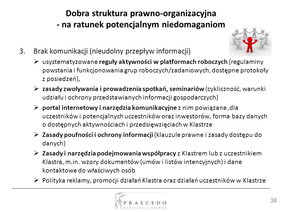 Forma Organizacyjna I Struktura Inicjatywy Klastrowej Ppt Pobierz