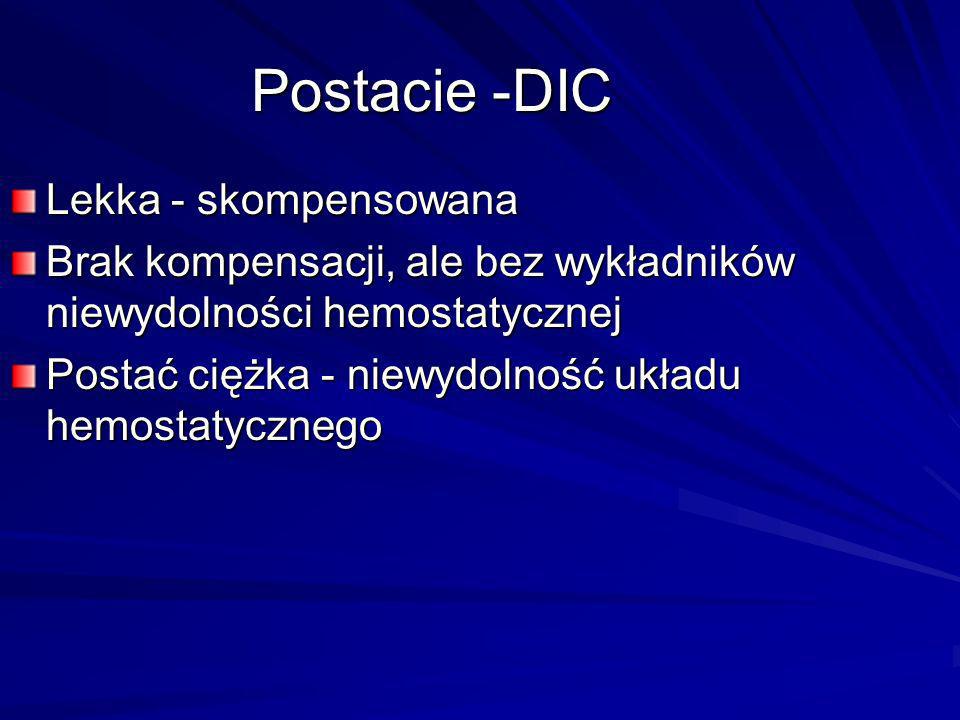 Postacie -DIC Lekka - skompensowana