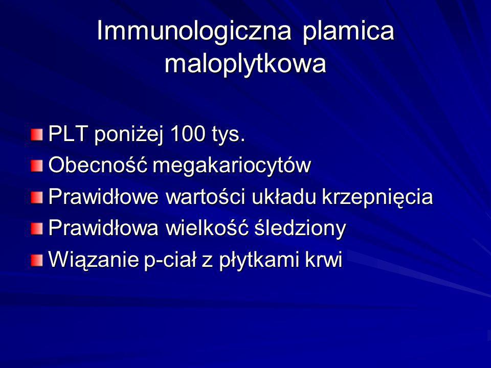 Immunologiczna plamica maloplytkowa