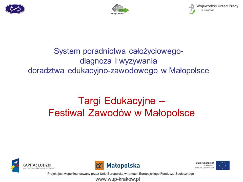 Targi Edukacyjne – Festiwal Zawodów w Małopolsce