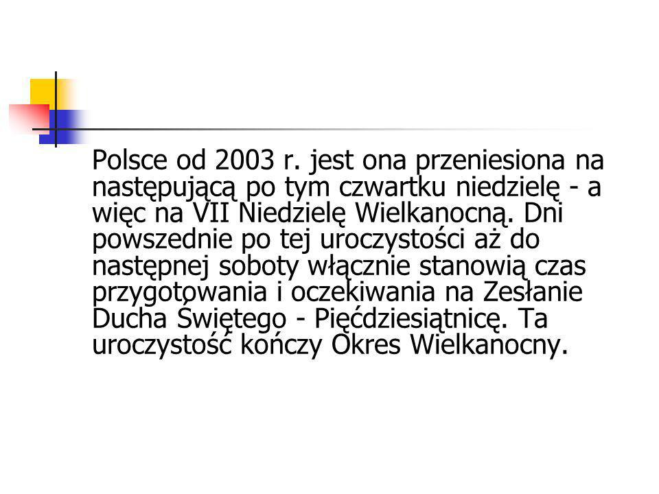 Polsce od 2003 r.
