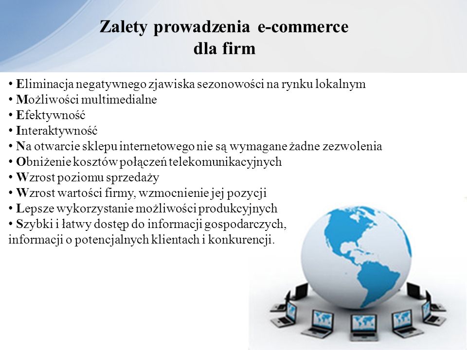 Zalety prowadzenia e-commerce dla firm