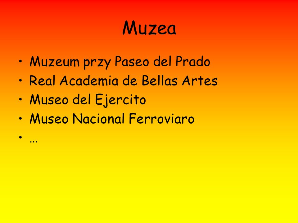 Muzea Muzeum przy Paseo del Prado Real Academia de Bellas Artes
