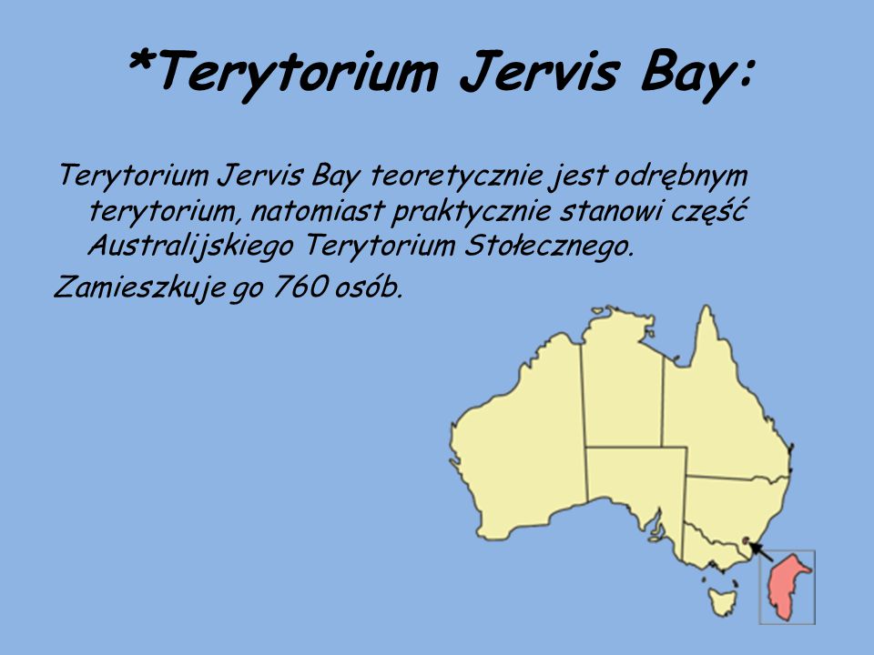 *Terytorium Jervis Bay: