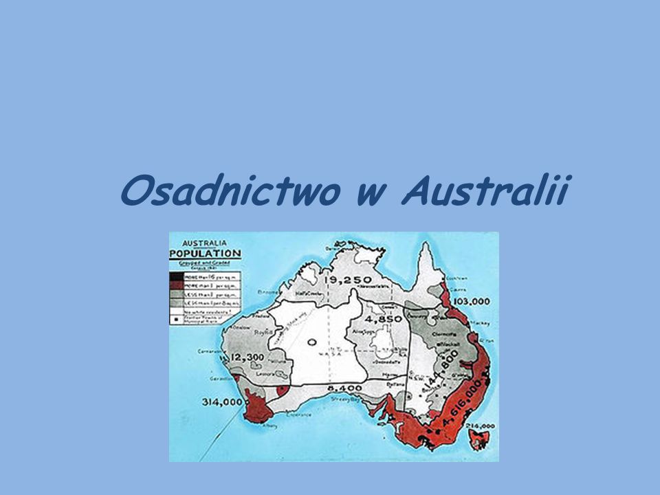 Osadnictwo w Australii