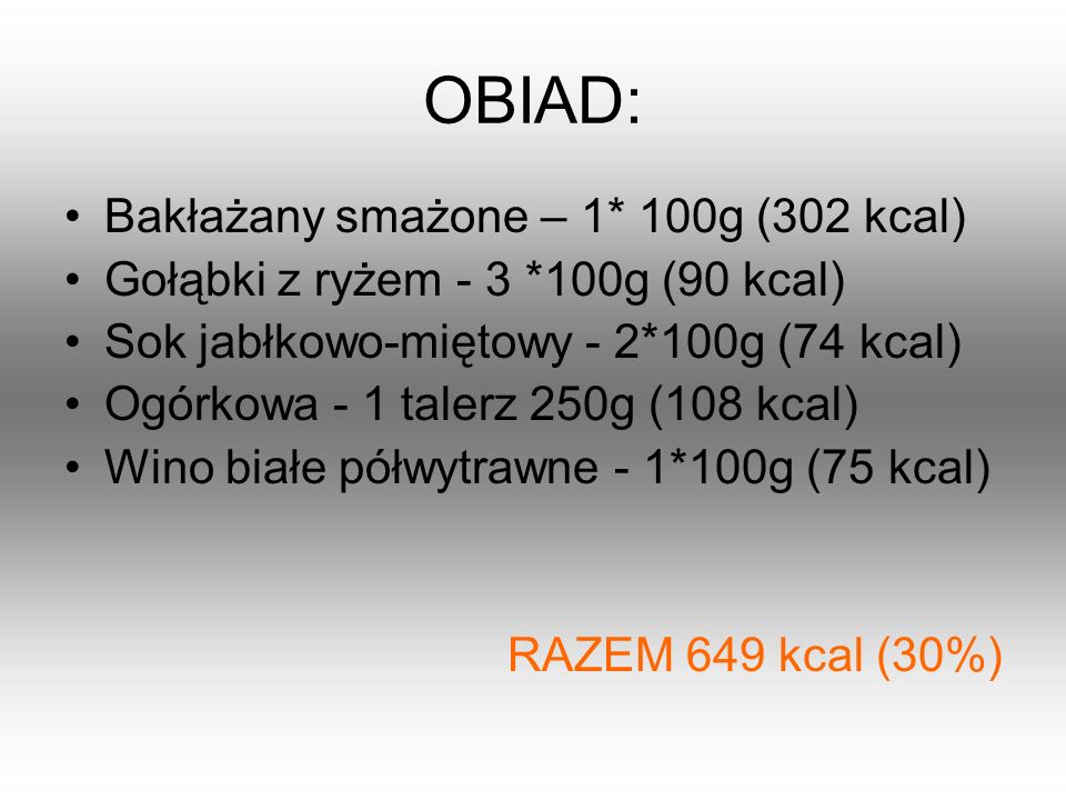 OBIAD: Bakłażany smażone – 1* 100g (302 kcal)