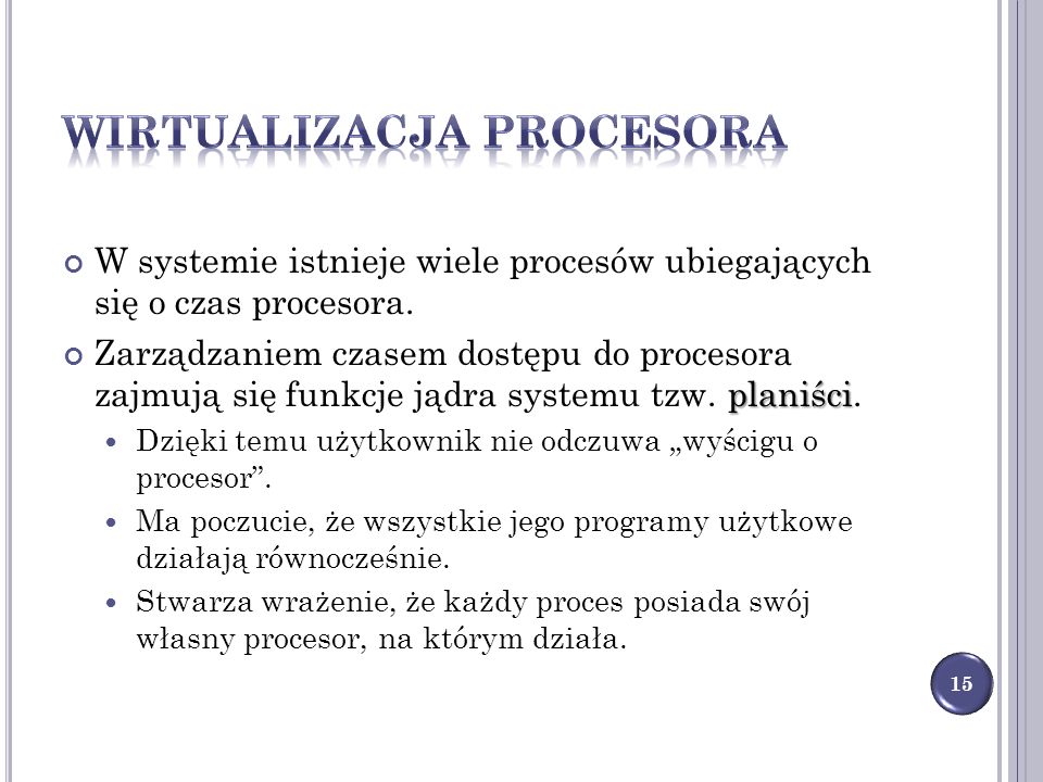 Wirtualizacja procesora
