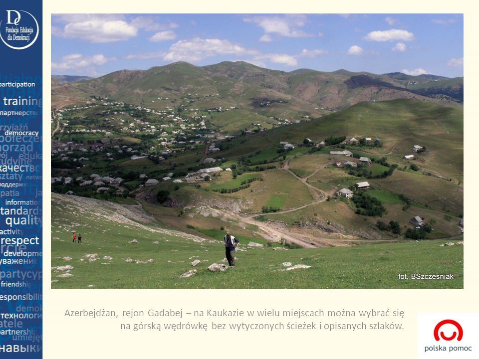 Azerbejdżan, rejon Gadabej – na Kaukazie w wielu miejscach można wybrać się na górską wędrówkę bez wytyczonych ścieżek i opisanych szlaków.
