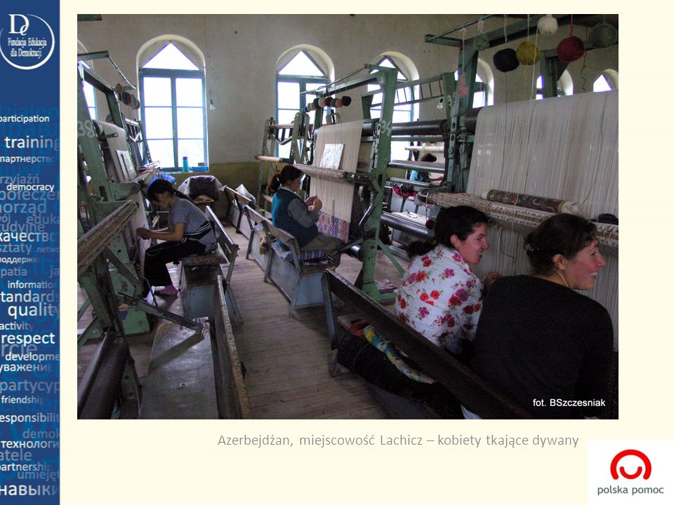 Azerbejdżan, miejscowość Lachicz – kobiety tkające dywany