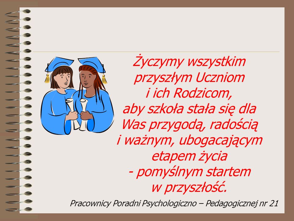 Pracownicy Poradni Psychologiczno – Pedagogicznej nr 21