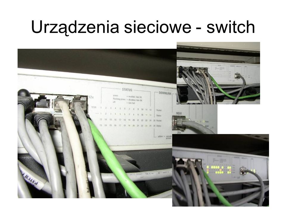 Urządzenia sieciowe - switch