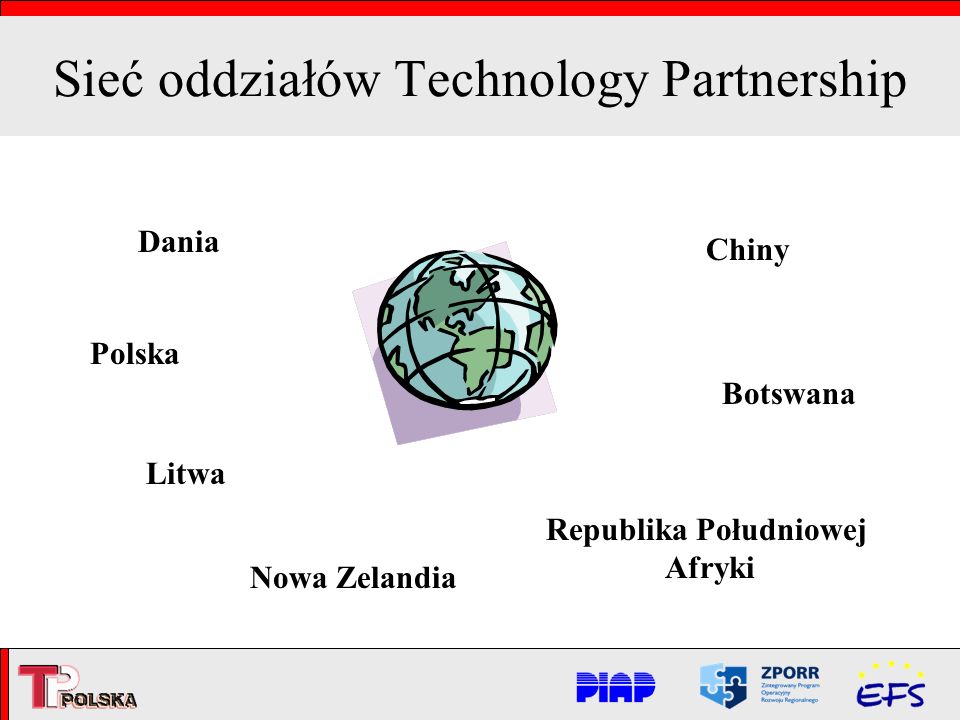 Sieć oddziałów Technology Partnership