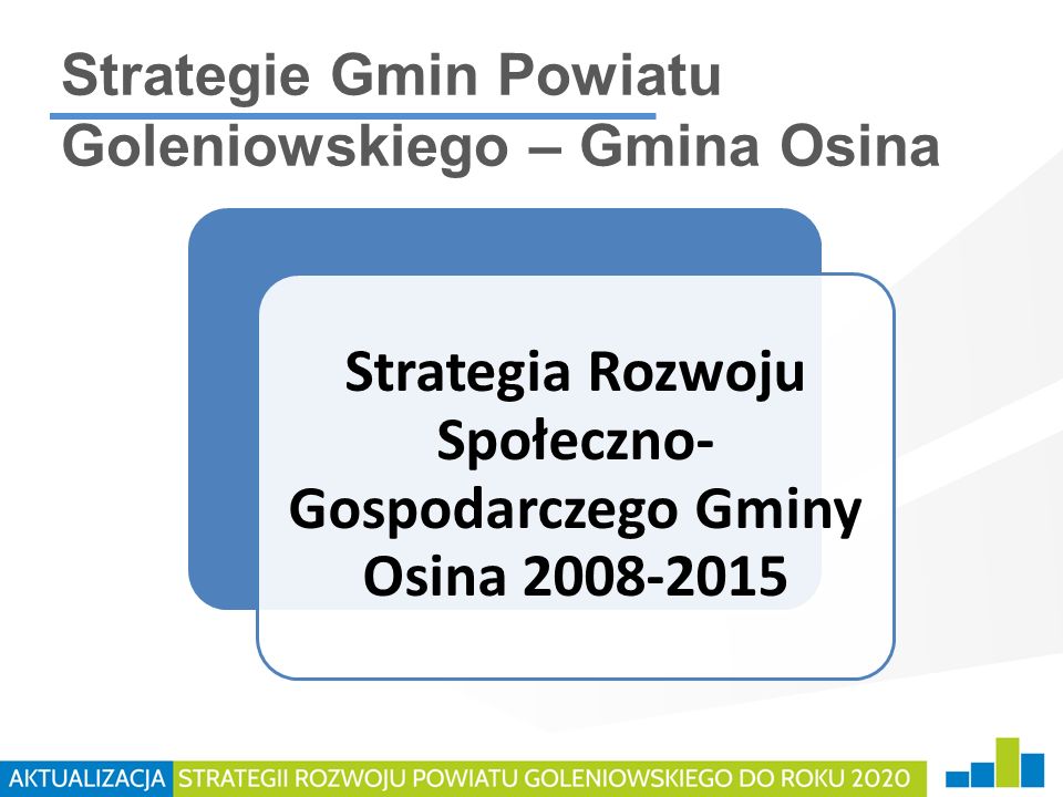 Strategie Gmin Powiatu Goleniowskiego – Gmina Osina