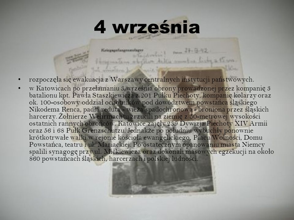 4 września rozpoczęła się ewakuacja z Warszawy centralnych instytucji państwowych.