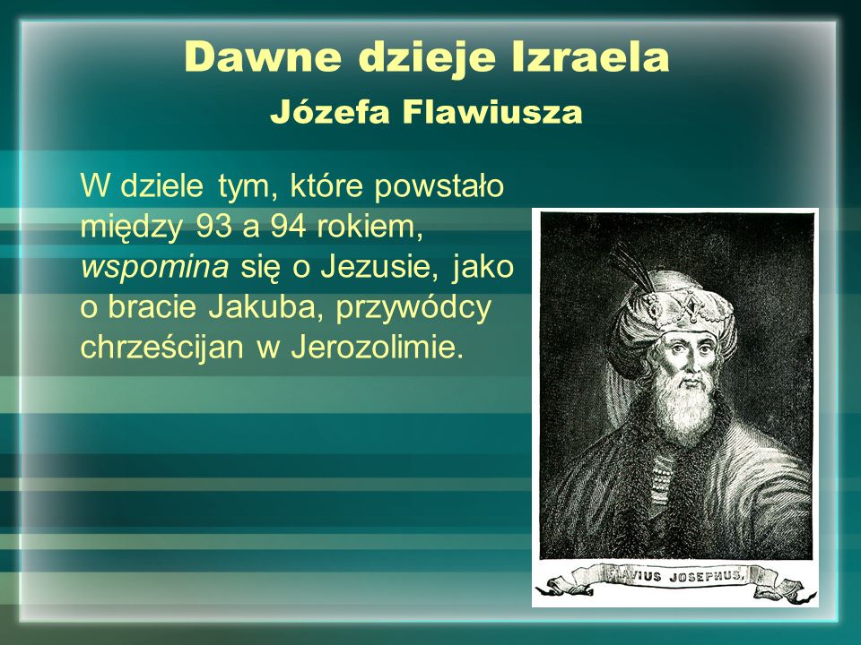 Dawne dzieje Izraela Józefa Flawiusza