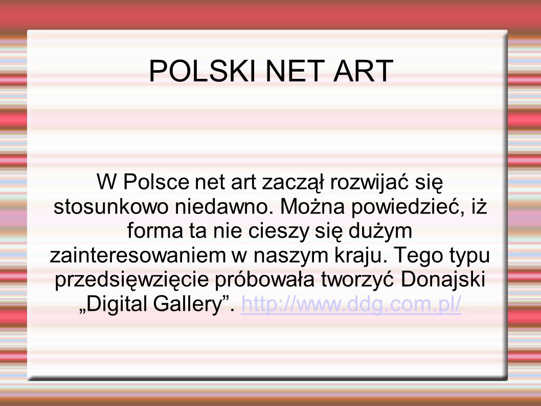 POLSKI NET ART