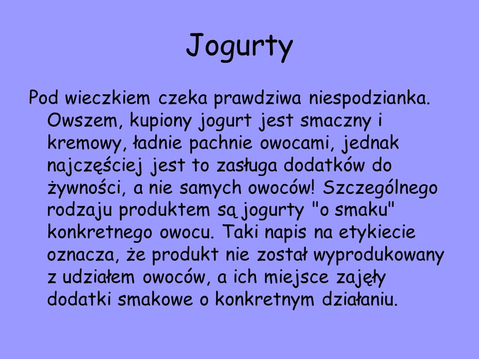 Jogurty