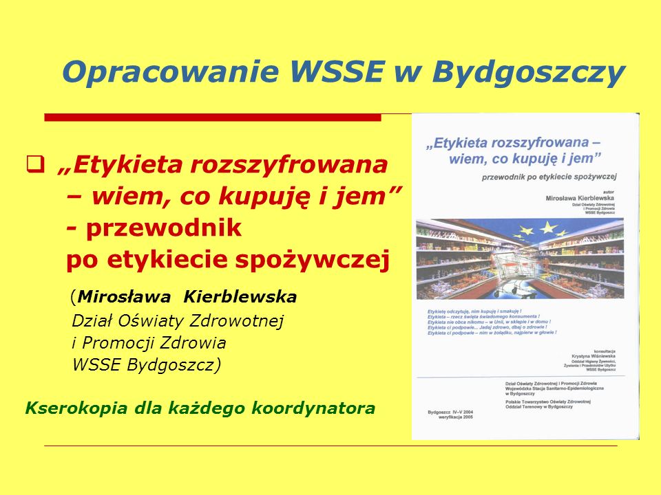 Opracowanie WSSE w Bydgoszczy