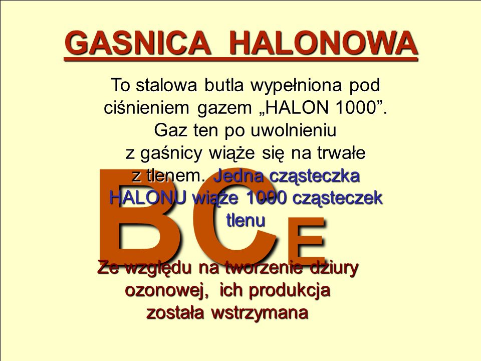 GASNICA HALONOWA