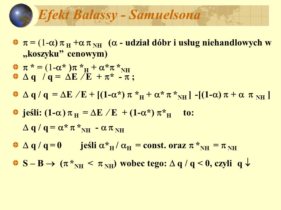 Efekt Balassy - Samuelsona