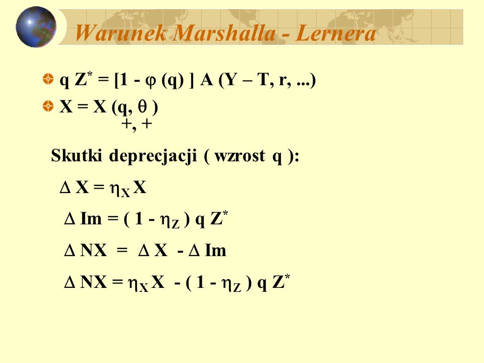 Warunek Marshalla - Lernera