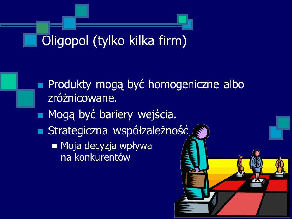 Oligopol (tylko kilka firm)