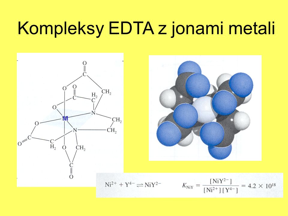 Kompleksy EDTA z jonami metali