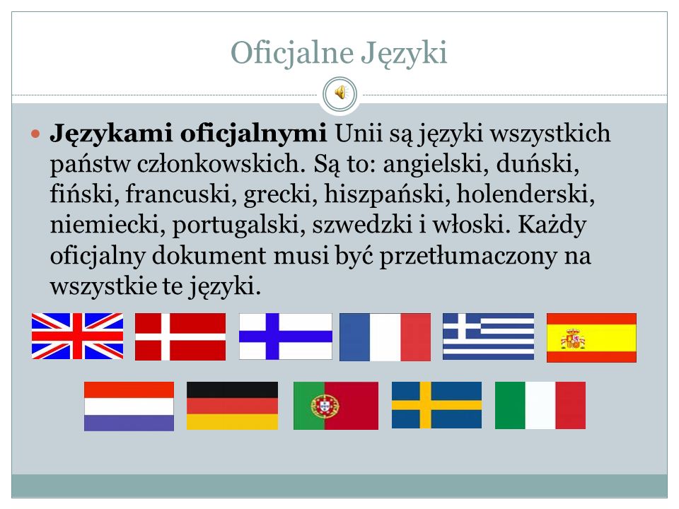 Oficjalne Języki
