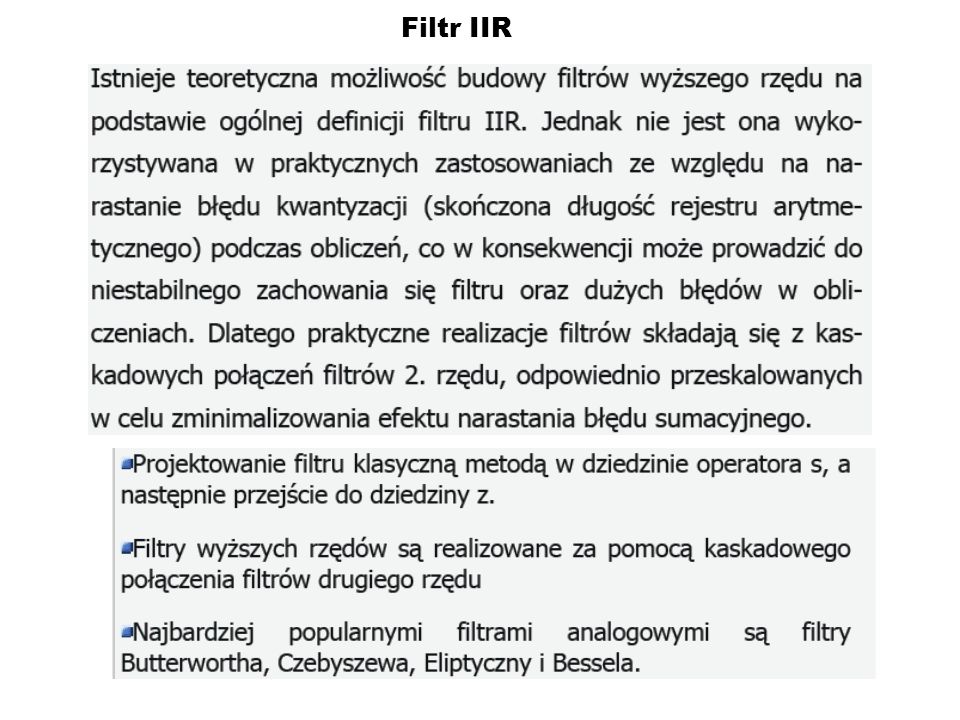 Filtr IIR