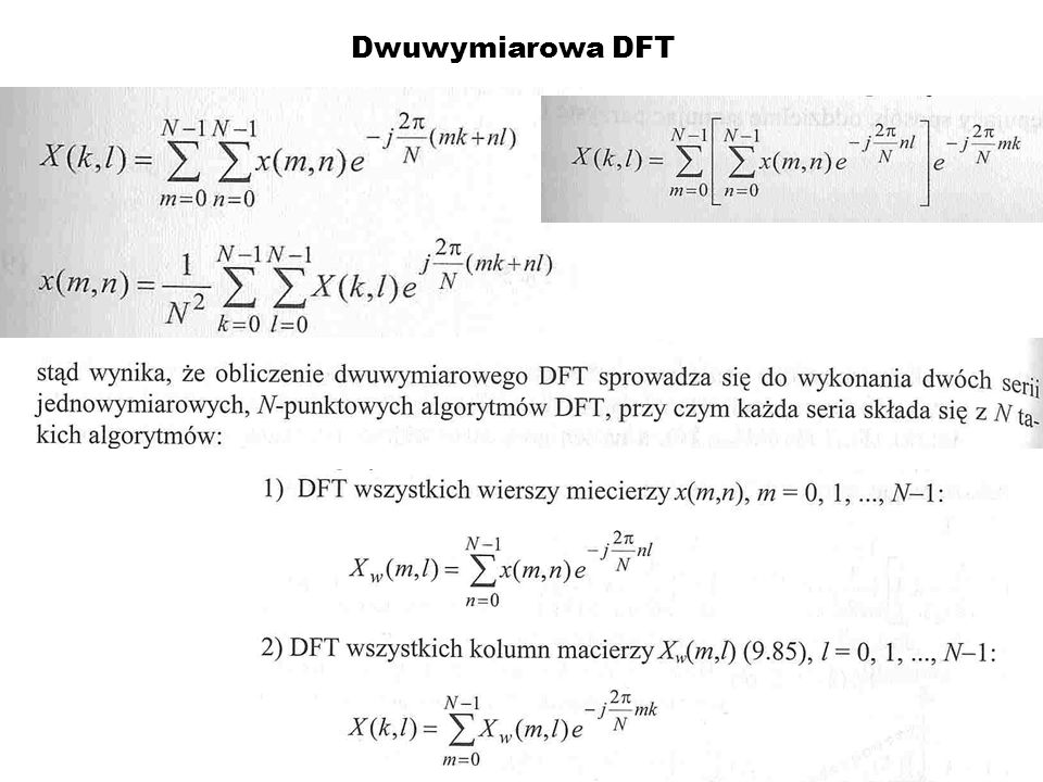 Dwuwymiarowa DFT