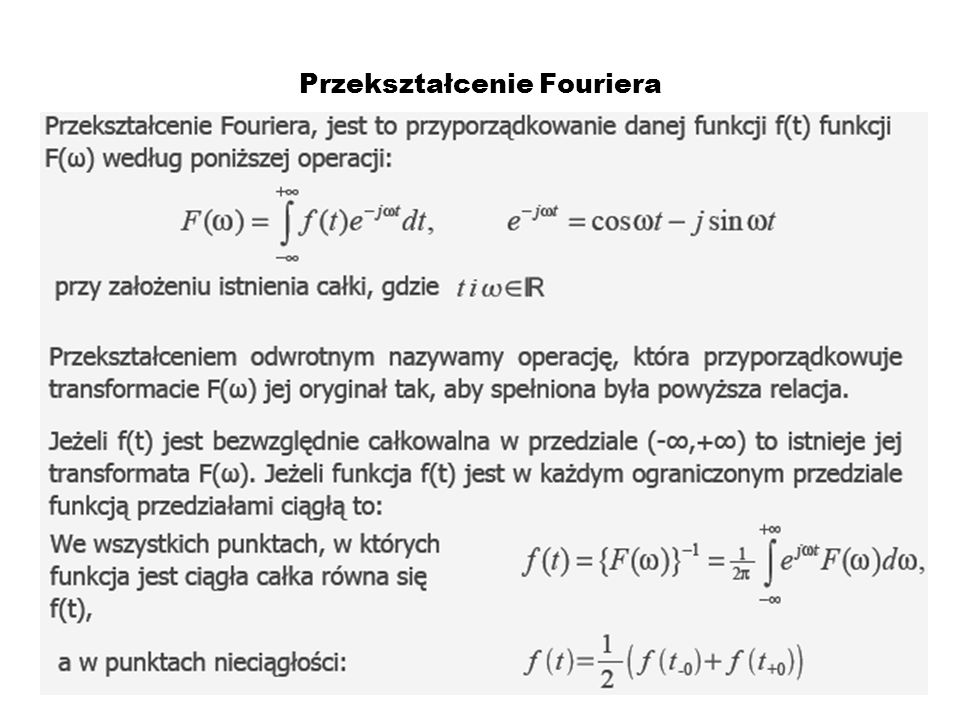 Przekształcenie Fouriera